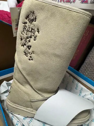 Roxy 어그 부츠 크림색