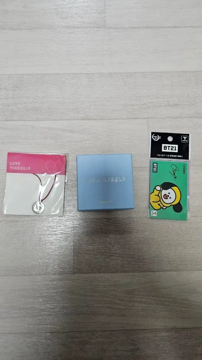 Bts Love Yourself Bracelet + BT21 Tmoney Card