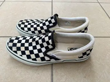 VANS 체커 패턴 슬립온 26.0cm
