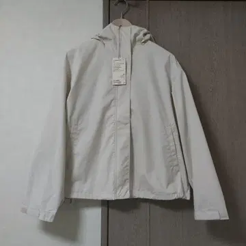 발수 후드 자켓 L 아이보리 여성용