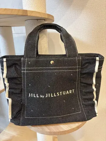 JILL by JILLSTUART 다크 데님 프릴 토트백