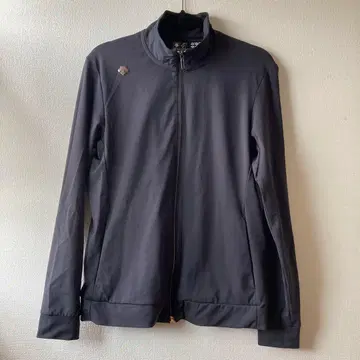 데상트 골프 풀집업 자켓 아우터 블랙 M 사이즈