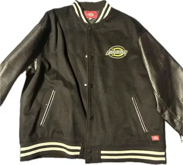 Dickies 바시티 자켓 블랙