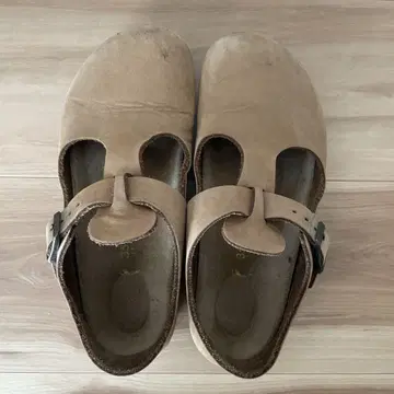 BIRKENSTOCK 베이지 사보 샌들 35