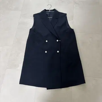 네이비 베스트 자켓 S