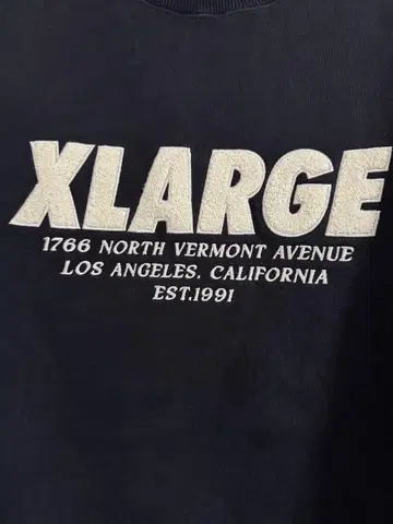 XLARGE 맨투맨 트레이닝복