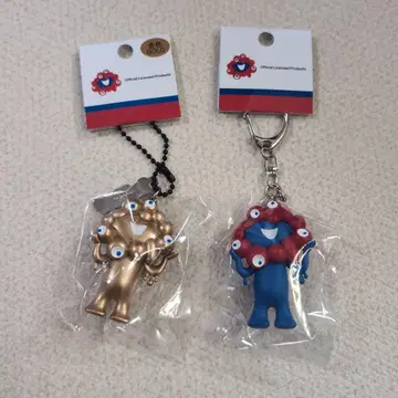 만박 미야쿠미야쿠 입체 PVC 키링 골드 노멀 각 1개씩