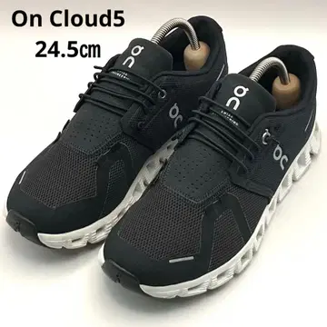 On Cloud5 [ 24.5cm ] 러닝화 블랙 쿠션