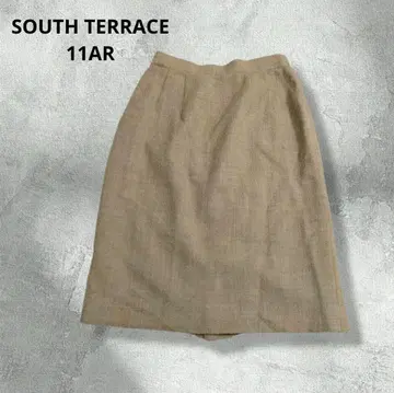 SOUTH TERRACE 울 혼방 스커트 11AR 카멜 일본제