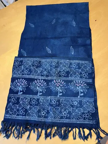 블랙 몽족 로우케츠 염색 천 스톨/473