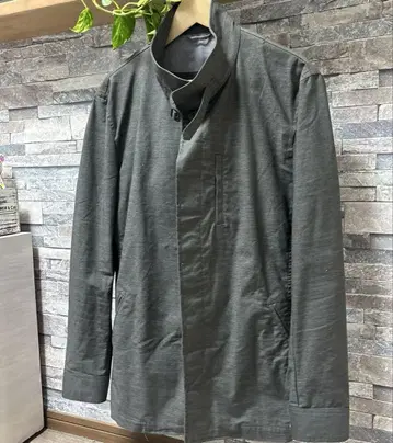 그레이 스탠드 카라 자켓 a.v.v HOMME 가을 겨울 XL