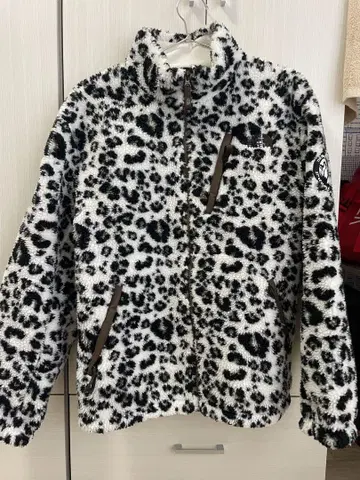 THE NORTH FACE 레오파드 무늬 플리스 자켓 XL