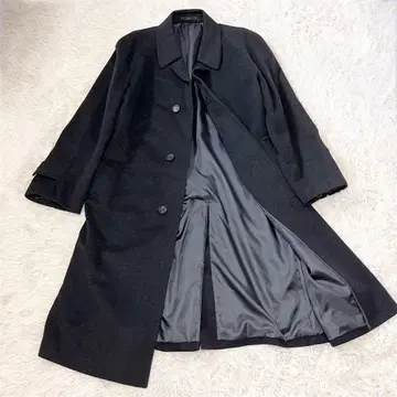 컨디션 최상! 캐시미어 100% 롱 체스터 코트 다크 그레이 XL