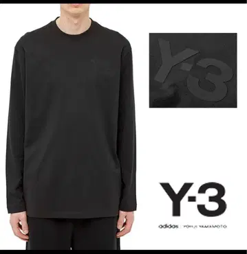 Y-3 블랙 긴팔T셔츠 2xl