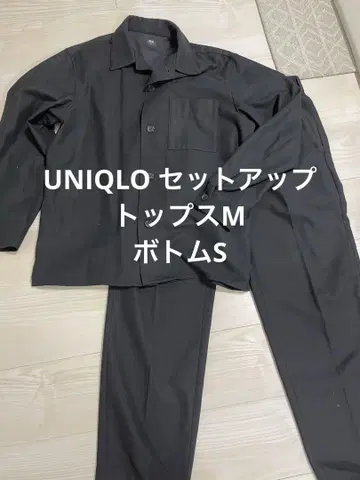 유니클로 셋업 브러쉬드 트윌 오버 셔츠