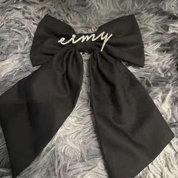 eimyistoire twinkle eimy 리본 머리핀 그레이