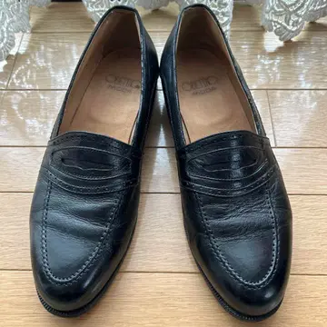 블랙 가죽 로퍼 비즈니스 슈즈