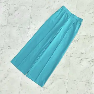 새상품급 유나이티드 애로우즈 와이드 팬츠 여성용 블루 파랑 TL