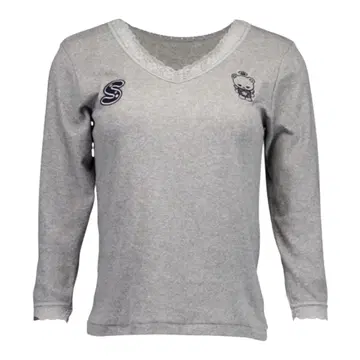 Shalom club 한국 BUDDY LACE TOP GRAY