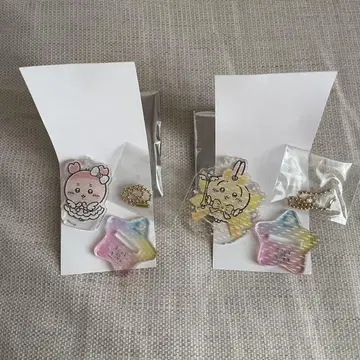 초 마법소녀 치이카와 홀로그램 아크릴 키링 토끼 카니짱