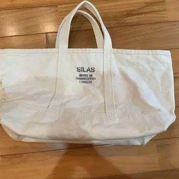 SILAS x steele canvas 토트백 화이트