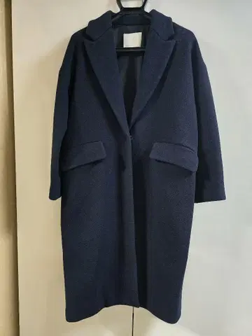 AP STUDIO 네이비 체스터 코트