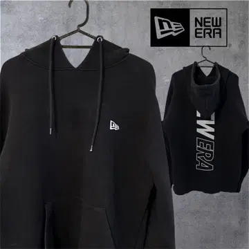 NEW ERA 블랙 후드티 겨울 의류