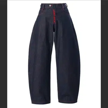 EMOBROTHER 리지드 배기 데님 M 다크 네이비