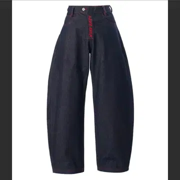 EMOBROTHER 리지드 배기 데님 M 다크 네이비