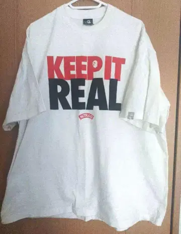 NITRAID (KEEP IT REAL) 화이트 T셔츠 2XL