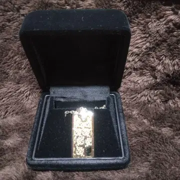 simpleD(디즈니) 금 도금 직사각형 펜던트 목걸이