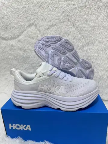 호카 본디 8 통굽 스니커즈 화이트 26.5cm