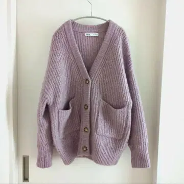 ZARA 굵은 짜임 니트 가디건
