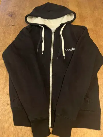 Google 풀 집업 후드티 XS 블랙