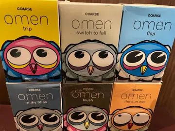 미사용품 coarse Omen 인테리어 입상 장식 피규어 6점