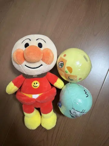 호빵맨 프리티 콩 마스코트 3종