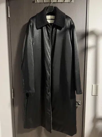 Jil sander 새틴 롱 코트 48