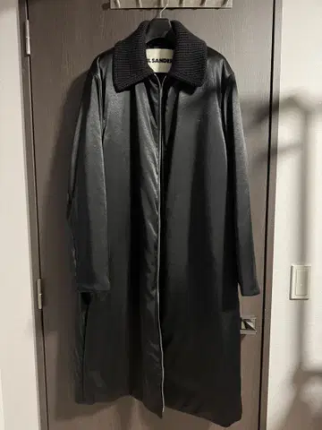 Jil sander 새틴 롱 코트 48