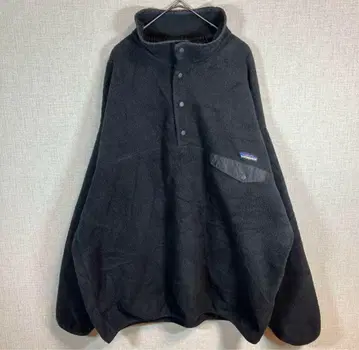 파타고니아 신틸라 스냅T 플리스 올 블랙 USA제