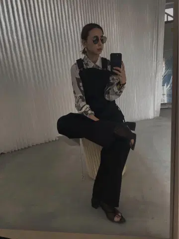 Ameri SET UP DENIM OVERALL 셋업 24