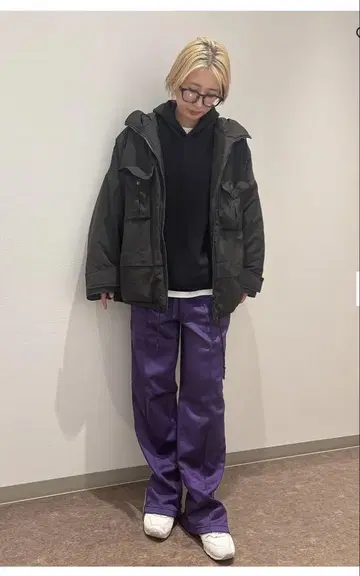 [새상품급] UNIQLO 하이브리드 다운 오버사이즈 파카