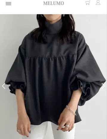 MELUMO 체크 블라우스