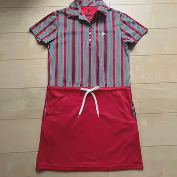 CLUNK 스트라이프 폴로 원피스 M 새상품급