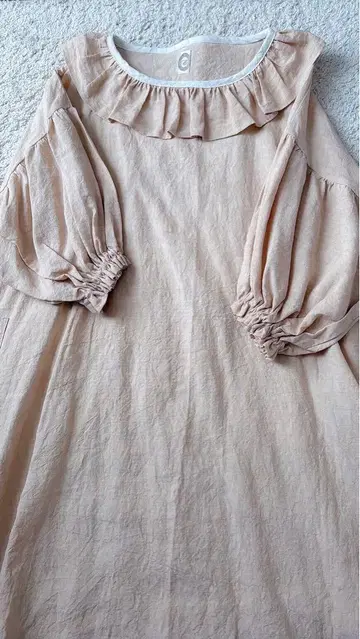 새상품 핸드메이드 작가님 파이핑 재스민 플라워 원피스