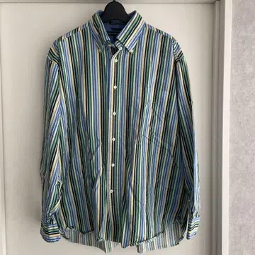TOMMY HILFIGER 스트라이프 긴팔 셔츠 L