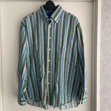 TOMMY HILFIGER 스트라이프 긴팔 셔츠 L