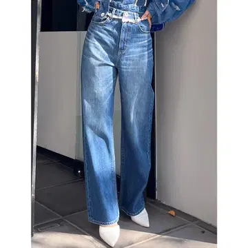 GYDA 프린지 와이드 데님