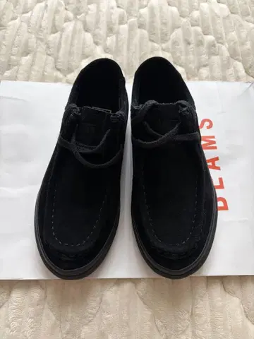 Vans 블랙 스웨이드 로퍼 23cm