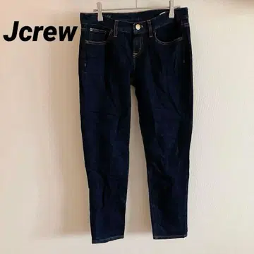 Jcrew Toothpick 다크 블루 스키니 데님 청바지 슬림