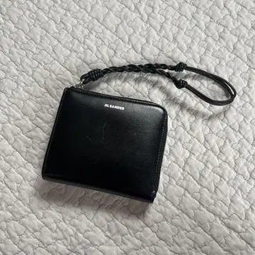 JIL SANDER 블랙 접이식 지갑